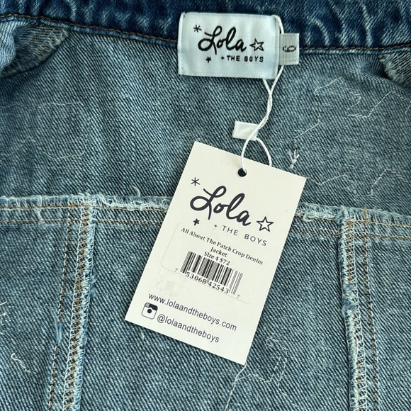 Lola and the boys denim jacket - Picture 2 of 7
